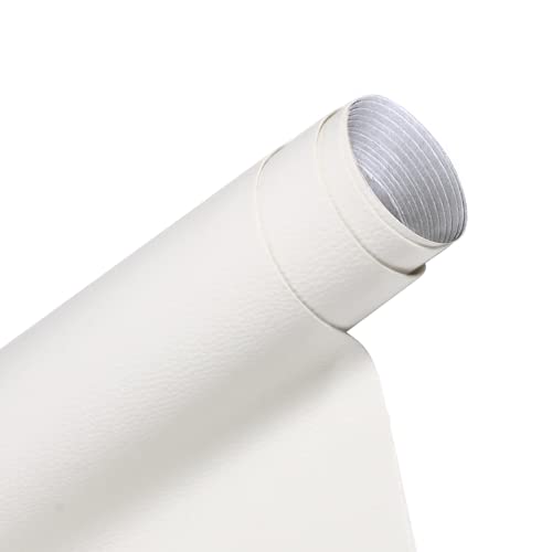 Kunstleder Selbstklebende Leder Reparatur Set, Lederflicken Selbstklebende Leder Reparatur Patch 40 x 150cm, für Sofas Autositze Bürostuhl Kopfteil Handtaschen Jacken, Weiß Kunstleder Selbstklebende Leder Reparatur Set, Lederflicken Selbstklebende Leder Reparatur Patch 40 x 150cm, für Sofas Autositze Bürostuhl Kopfteil Handtaschen Jacken, Weiß von YushengTai