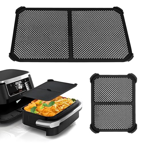 Spritzschutz für Ninja AF500EU Heißluftfritteuse, Antihaft-Schutzabdeckung für Dual Zone Modelle, Verhindert Ölspritzer, Passend für AF500 Serie, Zubehör für Frittierkörbe von YushengTai