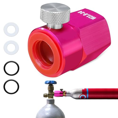 YushengTai CO2 Quick Refill Adapter Kompatibel mit Sodastream Duo, Crystal 3.0 TERRA ART E-Duo Perfekt GAIA, Quick Connect Adapter für Kompakt CO2 Flaschen an CO2 Zylinder, für W21.8-14 CO2 Zylinder von YushengTai