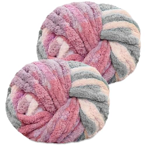 YushengTai Dicke Wolle, 2 Stück 500g Kirschblüten Fallen Chunky Wolle, Dicke Wolle zum Häkeln Kann zum Stricken von Kissen, Decken, Schals und Mützen Sowie Haustierbetten Verwendet Werden YushengTai Dicke Wolle, 2 Stück 500g Kirschblüten Fallen Chunky Wolle, Dicke Wolle zum Häkeln Kann zum Stricken von Kissen, Decken, Schals und Mützen Sowie Haustierbetten Verwendet Werden von YushengTai