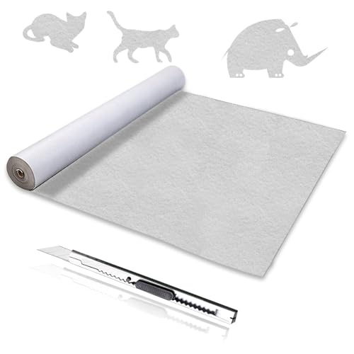 YushengTai Filzmatte Selbstklebend, Schwarz 40X220CM Nadelfilz Selbstklebend, 2MM Dick, mit Allzweckmesser Filz Selbstklebend, Kann Geschnitten Werden, Verkauft als Meterware Klebefilz Selbstklebend YushengTai Filzmatte Selbstklebend, Schwarz 40X220CM Nadelfilz Selbstklebend, 2MM Dick, mit Allzweckmesser Filz Selbstklebend, Kann Geschnitten Werden, Verkauft als Meterware Klebefilz Selbstklebend von YushengTai