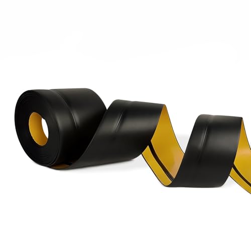 YushengTai Weichsockelleiste Selbstklebend,Schwarz 24M PVC Sockelleiste Selbstklebend 50 x 20 mm, Weichsockelleiste Flexibel für Küche und Bad Geeignet YushengTai Weichsockelleiste Selbstklebend,Schwarz 24M PVC Sockelleiste Selbstklebend 50 x 20 mm, Weichsockelleiste Flexibel für Küche und Bad Geeignet von YushengTai