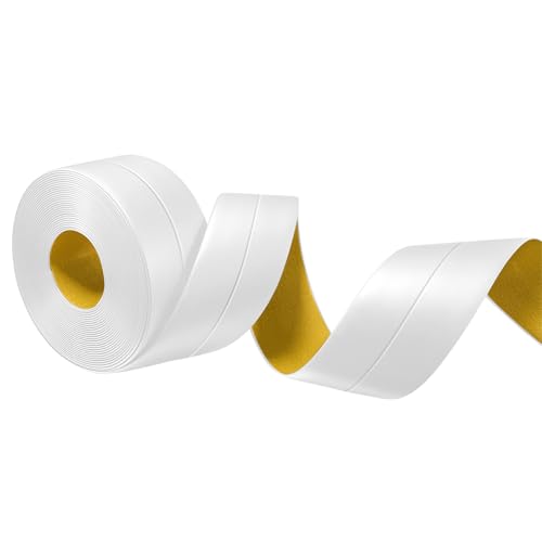 YushengTai Weichsockelleiste Selbstklebend,Weiß 6M PVC Sockelleiste Selbstklebend 30 x 30 mm, Weichsockelleiste Flexibel für Küche und Bad Geeignet YushengTai Weichsockelleiste Selbstklebend,Weiß 6M PVC Sockelleiste Selbstklebend 30 x 30 mm, Weichsockelleiste Flexibel für Küche und Bad Geeignet von YushengTai