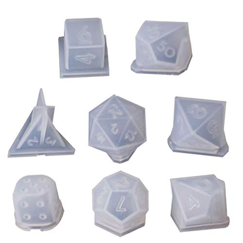 Yushu 8 Formen DIY Würfel Form Digital Spiel facettiert Würfel Würfel Silikon Form Epoxidharz Formen DIY Yushu 8 Formen DIY Würfel Form Digital Spiel facettiert Würfel Würfel Silikon Form Epoxidharz Formen DIY von Yushu