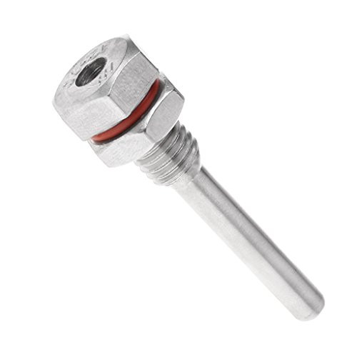 Yushu L35-300mm Thermowell Edelstahl M10x1,5 Gewinde OD6mm für Temperatursensor Thermometer Thermowell Werkzeug Instrumentierung Temperatur Messgerät von Yushu