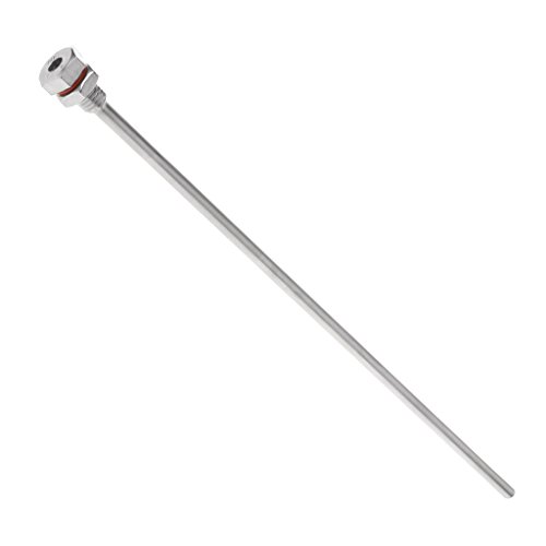 Yushu L35–300 mm Thermowell Edelstahl M10 x 1,5 Gewinde OD6 mm für Temperatursensor Thermometer Thermowell Werkzeug Instrumentierung Temperaturmessgerät von Yushu