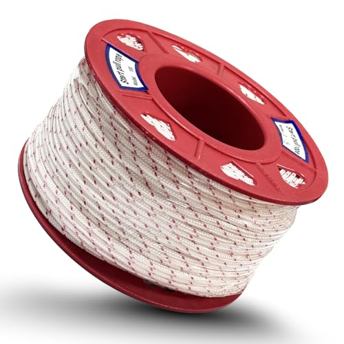 Seilzugschnur, 3,5 mm, 100 m, passend für Stihl MS170 MS180 MS210 MS230 MS250 017 018 019T 021 023 025 FR350 FR450 FC55 FS120 FS12R FS20 0 FS20 0R FS250 Kettensägen Teilenummer 0000 195 8200 von Yutacorex