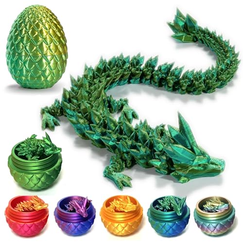 3D-gedruckter Überraschungsdrache im Ei, 3D Gedrucktes Drachenei Geheimnisvolle Dracheneier, abnehmbare Eierschale und flexible Gelenke, Schreibtischspielzeug, Erwachsene, Spielzeug für Autismus (B) 3D-gedruckter Überraschungsdrache im Ei, 3D Gedrucktes Drachenei Geheimnisvolle Dracheneier, abnehmbare Eierschale und flexible Gelenke, Schreibtischspielzeug, Erwachsene, Spielzeug für Autismus (B) von YuuFcy