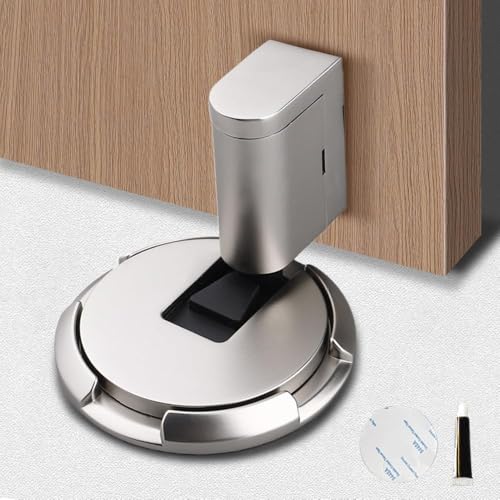 Magnetischer Türstopper, 2025 Upgrade Türstopper Boden Selbstklebend Schwer Türhalter Tür Stopper ohne Bohren, Türstopper Boden Lochfreie Mechanische Stille Bode, Adjustable Height (C) von YuuFcy
