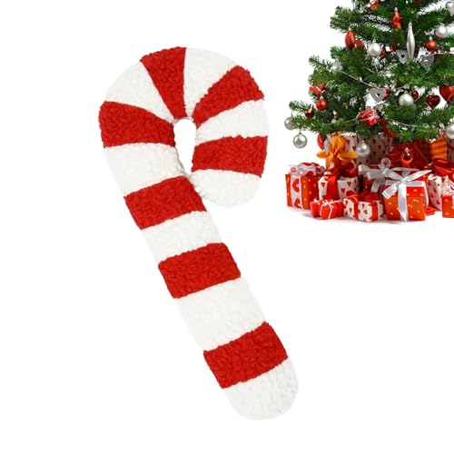 Weihnachts-Zuckerstangen-Kissen, Winter Dekokissen, Süßes Weihnachts-Süßigkeits-Überwurfkissen, Weihnachtsspielzeug, Weiches Zuckerstangen-Plüschkissen, Wiederverwendbares Süßes Überwurfkissen (54CM) Weihnachts-Zuckerstangen-Kissen, Winter Dekokissen, Süßes Weihnachts-Süßigkeits-Überwurfkissen, Weihnachtsspielzeug, Weiches Zuckerstangen-Plüschkissen, Wiederverwendbares Süßes Überwurfkissen (54CM) von YuuFcy