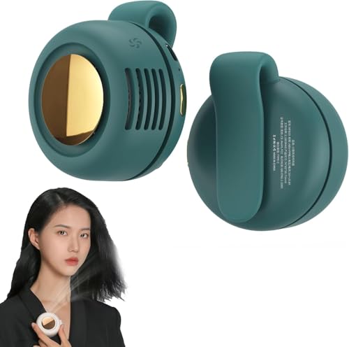 YuuFcy Small Clip Fan,Portable Silent Mini Bladeless Fan Clip On,Tragbarer Clip Ventilator,3 Geschwindigkeiten Mini handventilator,USB Wiederaufladbar Taillenclip-Ventilator,Für Outdoor Büro (Grün) YuuFcy Small Clip Fan,Portable Silent Mini Bladeless Fan Clip On,Tragbarer Clip Ventilator,3 Geschwindigkeiten Mini handventilator,USB Wiederaufladbar Taillenclip-Ventilator,Für Outdoor Büro (Grün) von YuuFcy