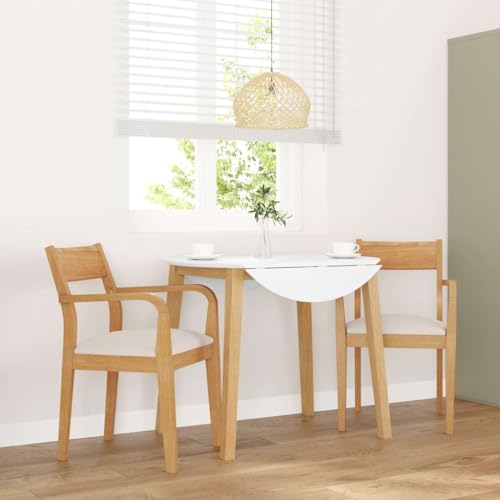 Esszimmerstühle mit Kissen, 2er-Set aus massivem Naturholz, ergonomisches Design, bequemer Sitz für Küche und Esszimmer von YuuSsea