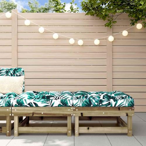 Gartenhocker 2er-Set aus massivem Kiefernholz imprägniert, wetterfest für Outdoor Patio Möbel, vielseitige Gartenmöbel Stühle mit weichen Kissen, ideal für Balkon & Terrasse. Gartenhocker 2er-Set aus massivem Kiefernholz imprägniert, wetterfest für Outdoor Patio Möbel, vielseitige Gartenmöbel Stühle mit weichen Kissen, ideal für Balkon & Terrasse. von YuuSsea