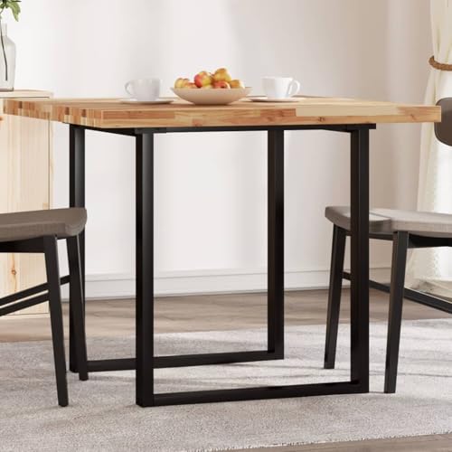 Quadratische Tischplatte aus massivem Akazienholz, 90x90x4 cm, langlebig, für Esstische, Bistrotische und Couchtische, pflegeleicht, Robustes Holz-Design Quadratische Tischplatte aus massivem Akazienholz, 90x90x4 cm, langlebig, für Esstische, Bistrotische und Couchtische, pflegeleicht, Robustes Holz-Design von YuuSsea
