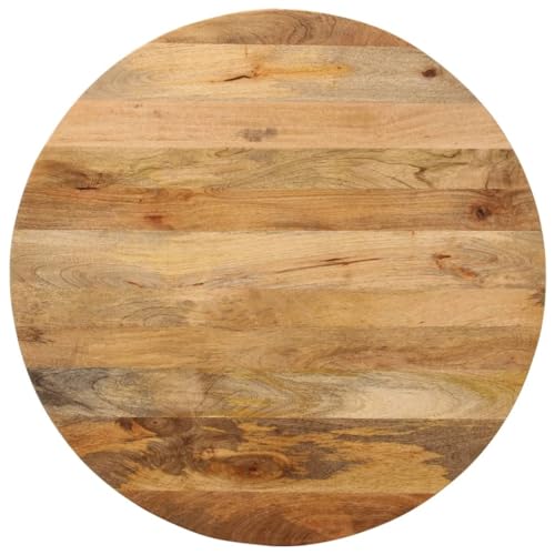 Runde Massivholz Mangoholz Tischplatte Ø 90x2,5 cm für Esstisch & Küchentisch – Vielseitiger Holz Tischaufsatz, Unikat mit Natur-Finish Runde Massivholz Mangoholz Tischplatte Ø 90x2,5 cm für Esstisch & Küchentisch – Vielseitiger Holz Tischaufsatz, Unikat mit Natur-Finish von YuuSsea