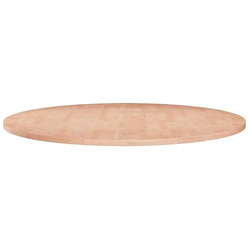 Runde Tischplatte Ø70x1,5 cm Unbehandeltes Massivholz Eiche, Robuster Holz-Tisch-Top für Couchtisch, Schreibtisch & Bartisch, Langlebige Arbeitsplatte Runde Tischplatte Ø70x1,5 cm Unbehandeltes Massivholz Eiche, Robuster Holz-Tisch-Top für Couchtisch, Schreibtisch & Bartisch, Langlebige Arbeitsplatte von YuuSsea