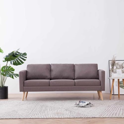 YuuSsea 3-Sitzer-Sofa Stoff Taupe, 168 cm Breite, Modernes Design Wohnzimmer Couch, Bequemes Polstersofa für Ihr Zuhause, Langlebiges Sitzmöbel YuuSsea 3-Sitzer-Sofa Stoff Taupe, 168 cm Breite, Modernes Design Wohnzimmer Couch, Bequemes Polstersofa für Ihr Zuhause, Langlebiges Sitzmöbel von YuuSsea