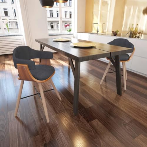 YuuSsea Esszimmerstühle 2er Set, Modern Dunkelgrau Bugholz Stoff, Ergonomische Design Stühle für Esszimmer, Küche YuuSsea Esszimmerstühle 2er Set, Modern Dunkelgrau Bugholz Stoff, Ergonomische Design Stühle für Esszimmer, Küche von YuuSsea