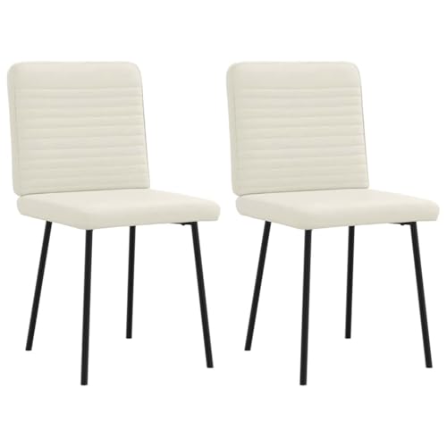 YuuSsea Esszimmerstühle 2er Set Creme Samt, Modern Dining Stühle für Küche und Wohnzimmer, Bequeme Polsterstühle mit Metallbeinen YuuSsea Esszimmerstühle 2er Set Creme Samt, Modern Dining Stühle für Küche und Wohnzimmer, Bequeme Polsterstühle mit Metallbeinen von YuuSsea