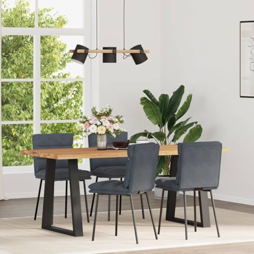 YuuSsea Esszimmerstühle 4er-Set, Dunkelgrau Samt, Hoher Komfort für Küche, Esszimmer, Wohnzimmer, Robuste Metall-Holz-Konstruktion, Modernes Design YuuSsea Esszimmerstühle 4er-Set, Dunkelgrau Samt, Hoher Komfort für Küche, Esszimmer, Wohnzimmer, Robuste Metall-Holz-Konstruktion, Modernes Design von YuuSsea