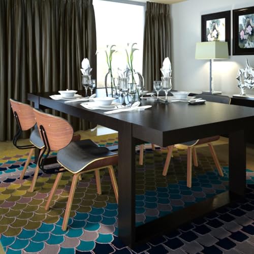 YuuSsea Esszimmerstühle Set, 4 Stühle aus gebogenem Holz und Kunstleder, Schwarz-Braun, Modernes Design für Küche und Esszimmer YuuSsea Esszimmerstühle Set, 4 Stühle aus gebogenem Holz und Kunstleder, Schwarz-Braun, Modernes Design für Küche und Esszimmer von YuuSsea