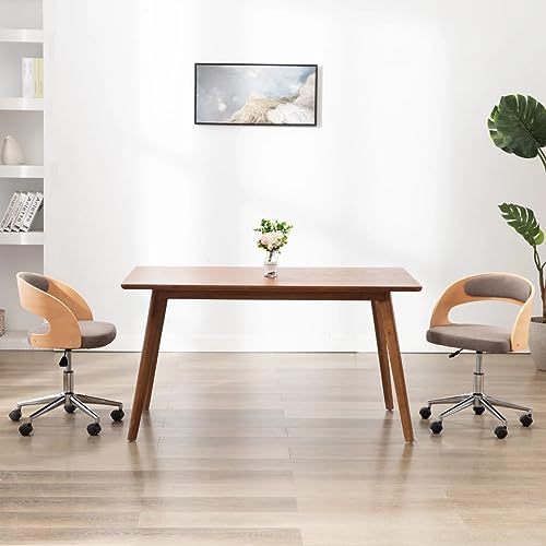 YuuSsea Esszimmerstuhl Drehbar, Taupe Stoff, Ergonomisches Bugholz Design, Höhenverstellbar, Rollen, Moderner Komfort für Küche & Esszimmer YuuSsea Esszimmerstuhl Drehbar, Taupe Stoff, Ergonomisches Bugholz Design, Höhenverstellbar, Rollen, Moderner Komfort für Küche & Esszimmer von YuuSsea