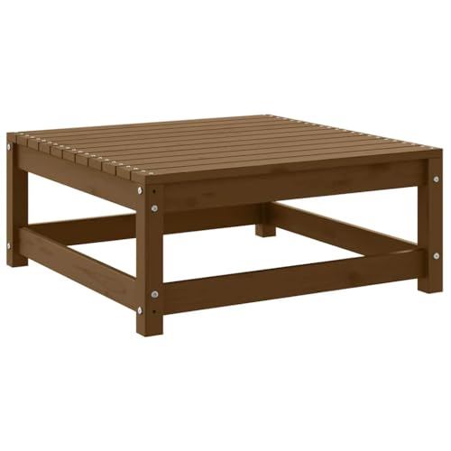 YuuSsea Gartenhocker 70x70x30 cm, Honigbraun Massivholz Kiefer, modularer Outdoor Hocker für Patio Möbel Set, flexibel anpassbar von YuuSsea