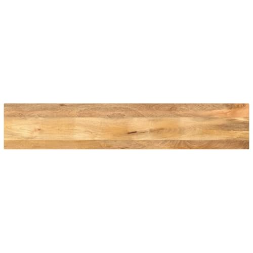 YuuSsea Rechteckige Tischplatte aus massivem Mangoholz 160x40x3,8 cm, vielseitig einsetzbar als Esstisch, Küchentheke oder Schreibtisch, langlebiges Holz-Top für den Innenbereich von YuuSsea