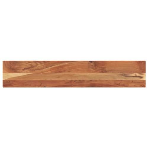YuuSsea Tischplatte 180x40x3,8 cm Rechteckig Massivholz Akazie, Robuste Holzplatte für Esstisch, Bartisch & Schreibtisch, Unikat Natur Akazienholz Block von YuuSsea