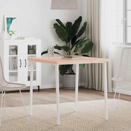 YuuSsea Tischplatte 70x70x2,5 cm Quadratisch Massivholz Buche, Unbehandelt Holzplatte für Esstisch, Küchentisch oder Schreibtisch, Solide Tischplatte für Möbelprojekte von YuuSsea