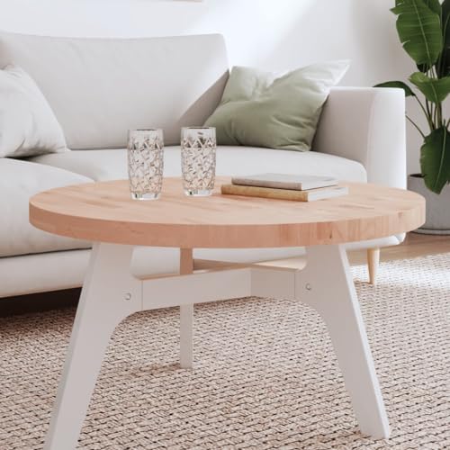 YuuSsea Tischplatte Ø80x4 cm Rund Massivholz Buche, unbehandelt, vielseitig einsetzbar für Couchtische oder eigene Möbelprojekte, langlebig und leicht zu reinigen YuuSsea Tischplatte Ø80x4 cm Rund Massivholz Buche, unbehandelt, vielseitig einsetzbar für Couchtische oder eigene Möbelprojekte, langlebig und leicht zu reinigen von YuuSsea