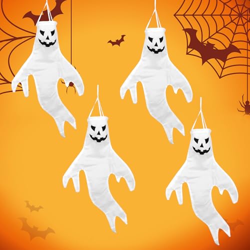 4 Stück hängende Geister Halloween Dekor Outdoor Geist Dekorationen Hängende Halloween Geister Dekorationen Outdoor Geist Dekor Hängende Geister für Innen Außen Baum Vorhof Veranda Rasen Garten 4 Stück hängende Geister Halloween Dekor Outdoor Geist Dekorationen Hängende Halloween Geister Dekorationen Outdoor Geist Dekor Hängende Geister für Innen Außen Baum Vorhof Veranda Rasen Garten von Yuuchoringee