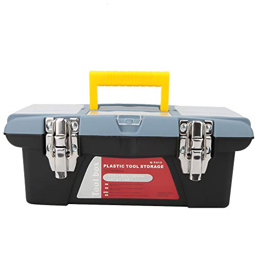 Werkzeugkasten, tragbarer Werkzeugkasten mit Tragegriff Hardware Aufbewahrungskoffer Reparatur Werkzeugbehälter(G-T313) von Yuuga