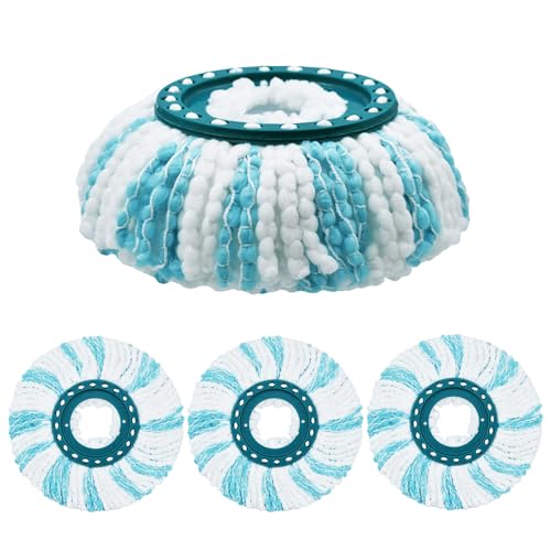 Bodenwischer Ersatzbezug, Wischmopp Bezug Kompatibel Mit Leifheit Clean Twist Disc Mop Ergo Wischmop Ersatzkopf Mikrofaser 4 Stück Bodenwischer Ersatzbezug, Wischmopp Bezug Kompatibel Mit Leifheit Clean Twist Disc Mop Ergo Wischmop Ersatzkopf Mikrofaser 4 Stück von Yuunaie