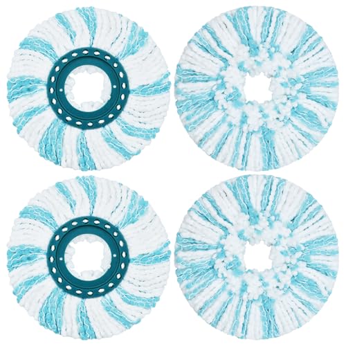 Bodenwischer Ersatzbezug, Wischmopp Bezug Kompatibel Mit Leifheit Clean Twist Disc Mop Ergo Wischmop Ersatzkopf Mikrofaser 4 Stück Bodenwischer Ersatzbezug, Wischmopp Bezug Kompatibel Mit Leifheit Clean Twist Disc Mop Ergo Wischmop Ersatzkopf Mikrofaser 4 Stück von Yuunaie