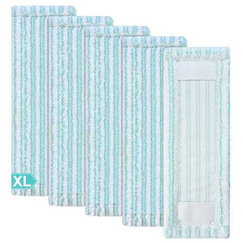 Bodenwischer Ersatzbezug, Wischmopp Bezug Kompatibel Mit Profi XL Micro Duo 50CM Wischmopp Wischbezüge Ersatz Mikrofaser Ersatzbezug für alle Böden 5 Stück Bodenwischer Ersatzbezug, Wischmopp Bezug Kompatibel Mit Profi XL Micro Duo 50CM Wischmopp Wischbezüge Ersatz Mikrofaser Ersatzbezug für alle Böden 5 Stück von Yuunaie