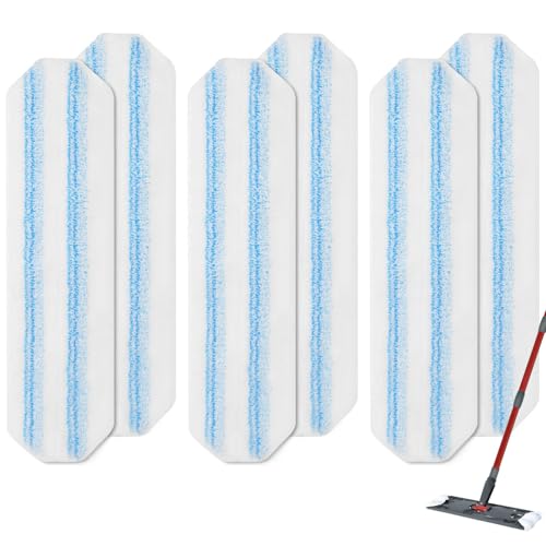 Bodenwischer Wischbezug Mikrofaser Wischmopp Ersatzbezug für Vileda H2prO Wiederverwendbar Ersatz für O-Cedar Flacher Wischmoppkopf Maschinenwaschbar von Yuunaie