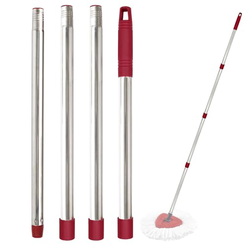 Wischmopp Ersatzgriff Kompatibel mit Vileda Spin EasyWring Spin Mop Griff Zubehör für Bodenreinigung von Yuunaie