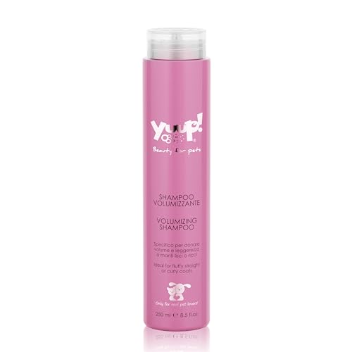 YUUP! - Volumen Shampoo Hunde und Katzen, 250 ml, Hundeshampoo ideal für Rassen mit glattem oder lockigem Fell, sorgt für mehr Volumen & Glanz von Yuup