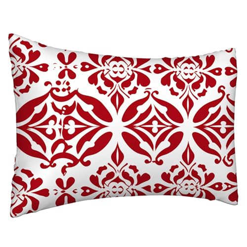 Kissenbezüge Rot Kissenbezug 40 x 80 cm Kissenbezüge Boho Rechteckig Sofakisse Kissenbezug 1er Set Weicher Kopfkissenbezug Beidseitig Bedruckt Muster für Frühling Sommer Herbst Deko Geschenke L-66 Kissenbezüge Rot Kissenbezug 40 x 80 cm Kissenbezüge Boho Rechteckig Sofakisse Kissenbezug 1er Set Weicher Kopfkissenbezug Beidseitig Bedruckt Muster für Frühling Sommer Herbst Deko Geschenke L-66 von Yuxoaoue
