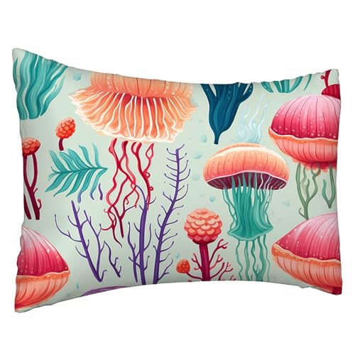Kissenbezüge Rot Kissenbezug 40 x 80 cm Kissenbezüge Qualle Rechteckig Sofakisse Kissenbezug 1er Set Weicher Couchkissen Kopfkissenbezug Beidseitig Bedruckt Muster für Sommer Herbst Deko Geschenke L50 Kissenbezüge Rot Kissenbezug 40 x 80 cm Kissenbezüge Qualle Rechteckig Sofakisse Kissenbezug 1er Set Weicher Couchkissen Kopfkissenbezug Beidseitig Bedruckt Muster für Sommer Herbst Deko Geschenke L50 von Yuxoaoue