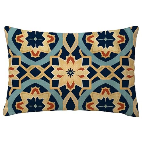Kissenbezug 40 x 60 cm Retro Kissenbezüge Mandala Zierkissen Rechteckig Couchkissen Zierkissenbezüge Leinen Sofa Dekokissen Kopfkissenbezug für Fall Deko Wohnzimmer Gartenmöbel Kissen Geschenke L-63 Kissenbezug 40 x 60 cm Retro Kissenbezüge Mandala Zierkissen Rechteckig Couchkissen Zierkissenbezüge Leinen Sofa Dekokissen Kopfkissenbezug für Fall Deko Wohnzimmer Gartenmöbel Kissen Geschenke L-63 von Yuxoaoue