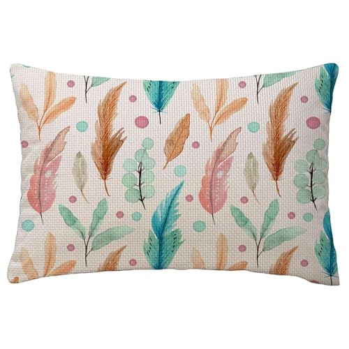 Kissenbezug 40 x 80 cm Farbe Kissenbezüge Feder Zierkissen Rechteckig Couchkissen Leinen Sofa Dekokissen Kopfkissenbezug mit Reiß Verschluss für Fall Deko Wohnzimmer Gartenmöbel Kissen Geschenke L-81 Kissenbezug 40 x 80 cm Farbe Kissenbezüge Feder Zierkissen Rechteckig Couchkissen Leinen Sofa Dekokissen Kopfkissenbezug mit Reiß Verschluss für Fall Deko Wohnzimmer Gartenmöbel Kissen Geschenke L-81 von Yuxoaoue