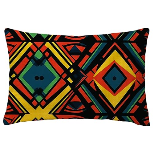 Kissenbezug 40 x 80 cm Stammes Kissenbezüge Retro Zierkissen Rechteckig Couchkissen Zierkissenbezüge Leinen Sofa Dekokissen Kopfkissenbezug für Fall Deko Wohnzimmer Gartenmöbel Kissen Geschenke L-45 Kissenbezug 40 x 80 cm Stammes Kissenbezüge Retro Zierkissen Rechteckig Couchkissen Zierkissenbezüge Leinen Sofa Dekokissen Kopfkissenbezug für Fall Deko Wohnzimmer Gartenmöbel Kissen Geschenke L-45 von Yuxoaoue