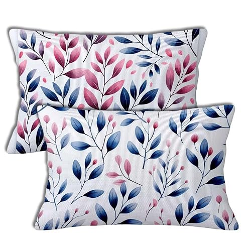Kissenbezug 60x80 cm Farbe Kissenbezüge Anlage Zierkissen 2er Set Rechteckig Couchkissen Zierkissenbezüge Leinen Sofa Dekokissen Kopfkissenbezug für Deko Wohnzimmer Gartenmöbel Kissen Geschenke h-1269 von Yuxoaoue
