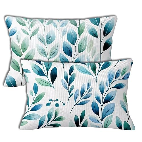 Outdoor Kissen Smaragd Kissenbezugen 50x80 cm 2 Stück Dekorative Outdoorkissen Blatt Wasserfest Atmungsaktiv Leinen Rechteckig Sofakisse Kissenbezugen Frühling Sommer Garten Stuhl Balkon Deko h-1274 Outdoor Kissen Smaragd Kissenbezugen 50x80 cm 2 Stück Dekorative Outdoorkissen Blatt Wasserfest Atmungsaktiv Leinen Rechteckig Sofakisse Kissenbezugen Frühling Sommer Garten Stuhl Balkon Deko h-1274 von Yuxoaoue