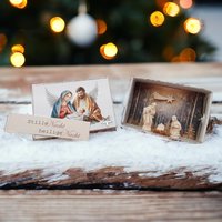 Mini Krippe in Streichholzschachtel Weihnachten Geschenkidee Advent Weihnachtskrippe Diorama Weihnachtsgeschenk #1788792977 von YveKreativShop