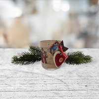 Teelicht Gläschen "Weihnachten" Tischdeko Kerzenhalter Kerzenständer #627795591 von YveKreativShop