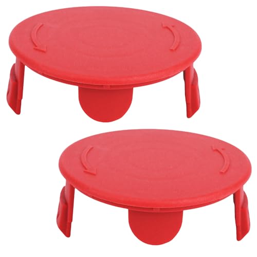 Yweller 1600A00X61 1600A00DU0 Rasentrimmer abdeckung Spulenabdeckung passend für Bosch ART 27+ 30+ 24+ ART 24/27/30, 2 Stück Hochwertige Qualität Spulendeckel von Yweller