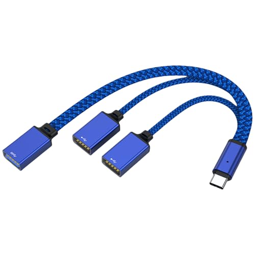 Multifunktionales USB-C-Zentrum für Bürounterhaltung, 3 USB-Steckdosen, Plugs & Plays, USB-C-Multiport-Center mit 3 USB-Erweiterungsanschlüssen von Ywmsfl